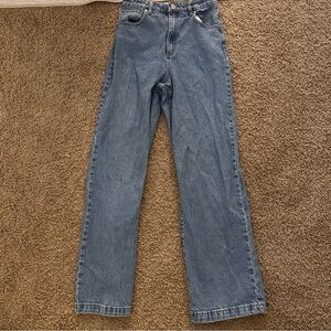 Women's high rise wide legged Jeans